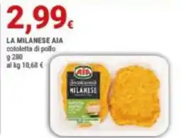 Doro Daily La Milanese AIA cotoletta di pollo offerta