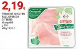 Doro Daily Prosciutto cotto Tagliofresco Citterio offerta