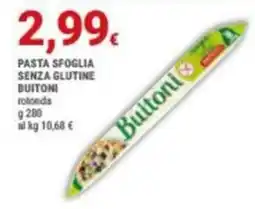 Doro Daily Pasta sfoglia senza glutine Buitoni offerta