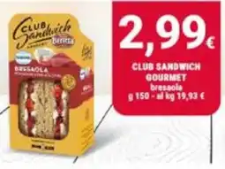 Doro Daily Club Sandwich Gourmet Beretta bresaola offerta