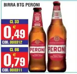 Immenso Cash Birra BTG Peroni offerta