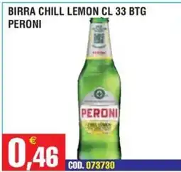 Immenso Cash Birra chill lemon Peroni offerta