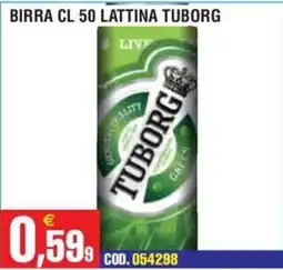 Immenso Cash Birra cl 50 lattina Tuborg offerta