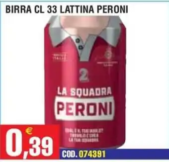 Immenso Cash La squadra Peroni offerta