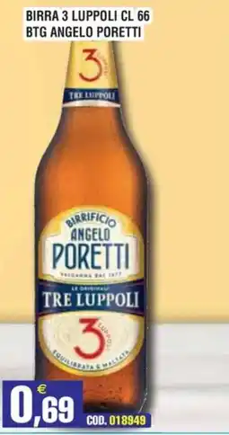 Immenso Cash Birra tre luppoli offerta