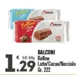 Punto é market Balconi Rollino Latte/Cacao/Nocciola offerta