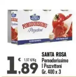 Punto é market Santa Rosa Pomodorissimo I Pezzettoni offerta