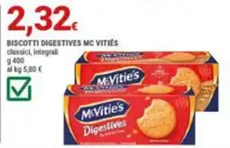 Doro Daily Biscotti digestives McVitie's offerta