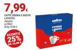Doro Daily Caffè crema e gusto Lavazza classico offerta