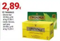 Doro Daily Tè Twinings offerta