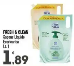 Punto é market Fresh & Clean Sapone Liquido Ecoricarica offerta