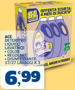 Ok Sigma Ace Detersivo liquido lavatrice offerta