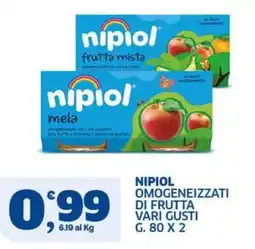 Ok Sigma Nipiol omogeneizzati di frutta vari gusti offerta