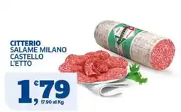 Ok Sigma Citterio Salame Milano Castello offerta
