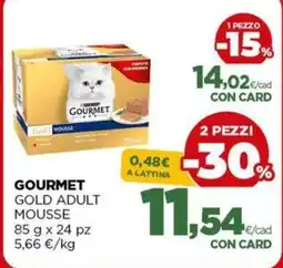 L´Isola dei Tesori Gourmet Gold Adult Mousse offerta
