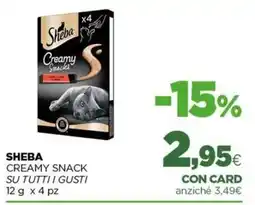 L´Isola dei Tesori Sheba Creamy Snack offerta
