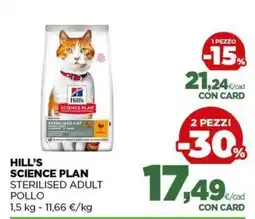 L´Isola dei Tesori Hill's Science Plan Sterilised Adult Pollo offerta
