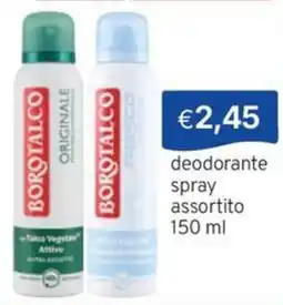 Sirene Blu Borotalco deodorante spray offerta