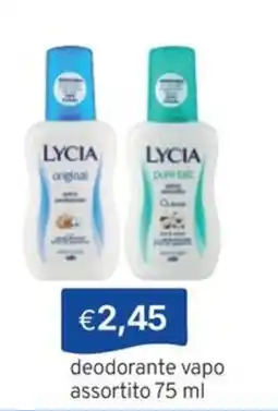 Sirene Blu Lycia deodorante vapo offerta
