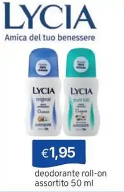 Sirene Blu Lycia deodorante roll-on offerta