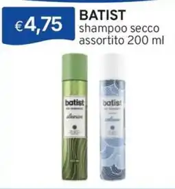 Sirene Blu batist shampoo secco offerta