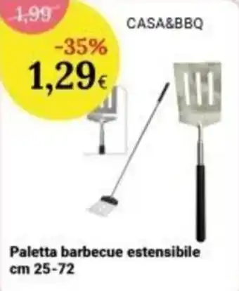 Paletta barbecue estensibile