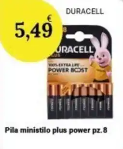 Re Mercato Lucrezia Pila ministilo plus power Duracell offerta