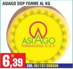 Immenso Cash Asiago formaggio D.O.P. offerta