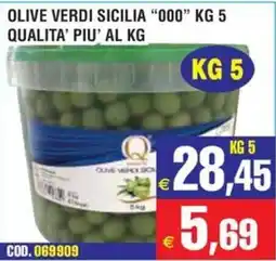 Immenso Cash Olive verdi sicilia '000' offerta