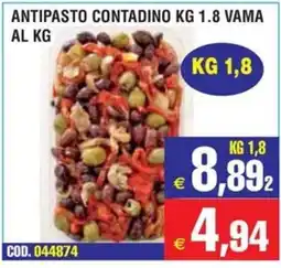 Immenso Cash Antipasto contadino Vama offerta