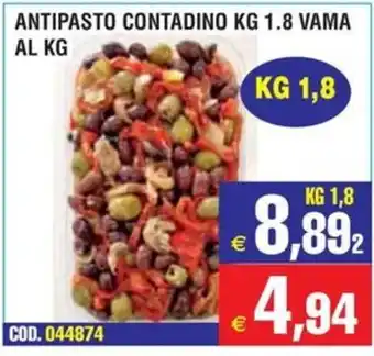 Immenso Cash Antipasto contadino Vama offerta