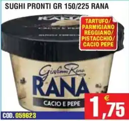 Immenso Cash Sughi pronti Rana Cacio e Pepe offerta