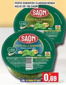 Immenso Cash Pesto alla genovese SAOM offerta
