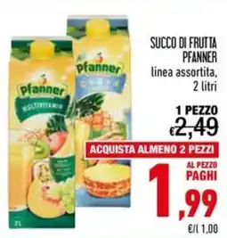 Spesa Facile Conad Succo di frutta Pfanner offerta