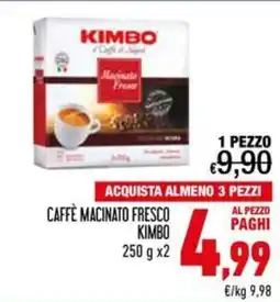 Spesa Facile Conad Caffè macinato fresco Kimbo offerta