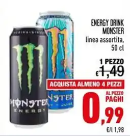 Spesa Facile Conad Energy drink Monster offerta