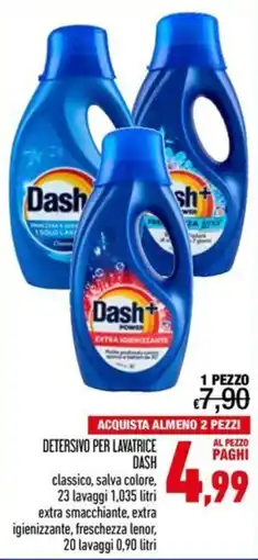 Spesa Facile Conad Detersivo per lavatrice Dash offerta