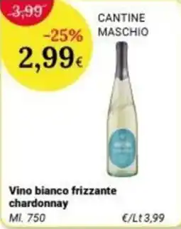 Re Mercato Lucrezia Vino bianco frizzante chardonnay Cantine Maschio offerta