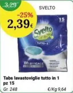 Re Mercato Lucrezia Tabs lavastoviglie tutto in 1 Svelto offerta