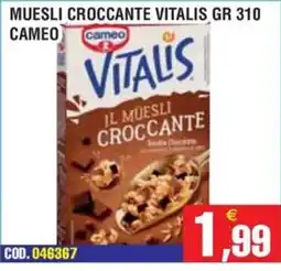 Immenso Cash Muesli croccante Vitalis offerta