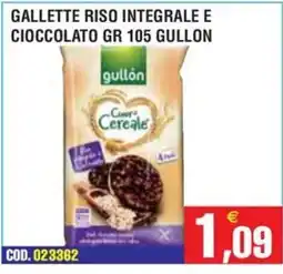 Immenso Cash Gallette riso integrale e cioccolato gullón offerta