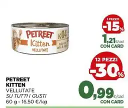 L´Isola dei Tesori Petreet Kitten Vellutate offerta