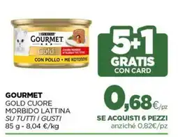 L´Isola dei Tesori Gourmet Gold cuore morbido lattina offerta