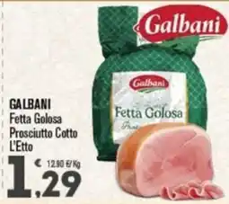 Punto é market Galbani Fetta Golosa Prosciutto Cotto offerta