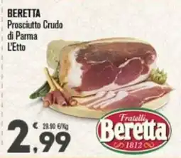Punto é market Prosciutto Crudo di Parma Beretta offerta