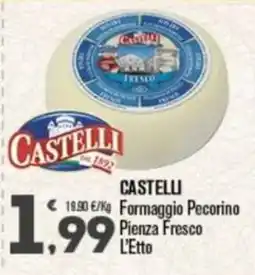 Punto é market Castelli Formaggio Pecorino Pienza Fresco offerta