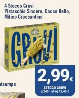 Doro Daily Stecco Gruvi Pistacchio Sincero, Cocco Bello, Mitico Croccantino offerta