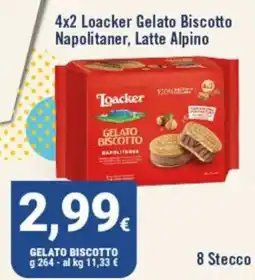 Doro Daily Loacker Gelato Biscotto Napolitaner offerta