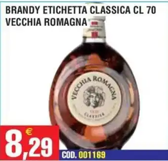 Brandy Etichetta Classica Vecchia Romagna