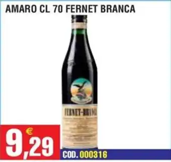 Immenso Cash Amaro Fernet Branca offerta